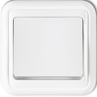 Biały łącznik jednoklawiszowy Karlik Liza