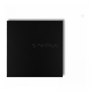 Klawisz pojedynczy do łączników Karlik ICON oraz Karlik MINI Czarny Mat Karlik Icon - Widok z przodu