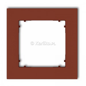 Ramka Kwadratowa Pojedyncza Terakota Karlik Mini - Widok z przodu